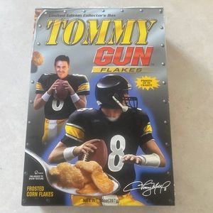 Tommy Maddox Pittsburgh Steelers Tommy Gun Flakes Cereal Box